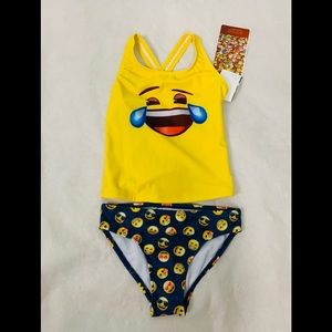 Emoji The Iconic Brand Girls Tankini